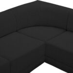 Ollie 128" Boucle Fabric Upholstered 6pc. Modular Sectional