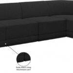 Ollie 128" Boucle Fabric Upholstered 6pc. Modular Sectional