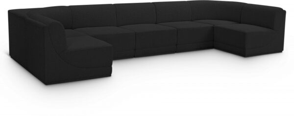 Ollie 158" Boucle Fabric Upholstered 7pc. Modular Sectional