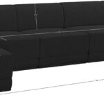 Ollie 158" Boucle Fabric Upholstered 7pc. Modular Sectional