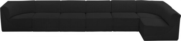 Ollie 188" Boucle Fabric Upholstered 7pc. Modular Sectional