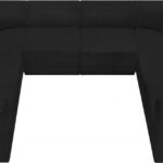 Ollie 128" Boucle Fabric Upholstered 8pc. Modular Sectional