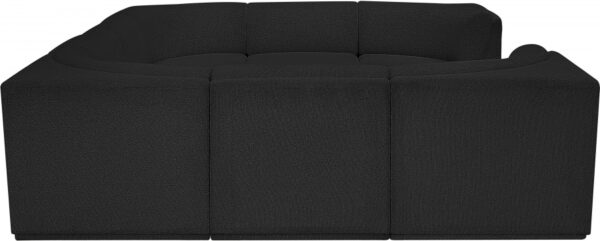 Ollie 128" Boucle Fabric Upholstered 8pc. Modular Sectional