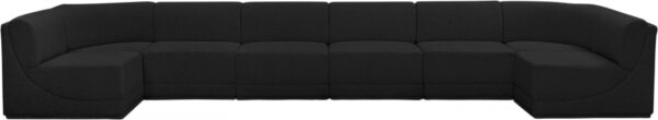 Ollie 188" Boucle Fabric Upholstered 8pc. Modular Sectional