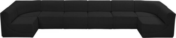 Ollie 188" Boucle Fabric Upholstered 8pc. Modular Sectional
