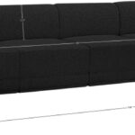 Ollie 188" Boucle Fabric Upholstered 8pc. Modular Sectional