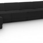 Ollie 218" Boucle Fabric Upholstered 8pc. Modular Sectional