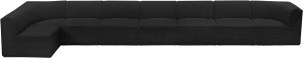 Ollie 218" Boucle Fabric Upholstered 8pc. Modular Sectional