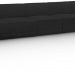 Ollie 218" Boucle Fabric Upholstered 9pc. Modular Sectional