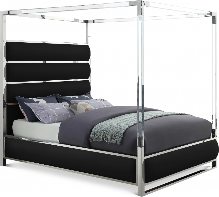 Encore Vegan Leather Upholstered Bed