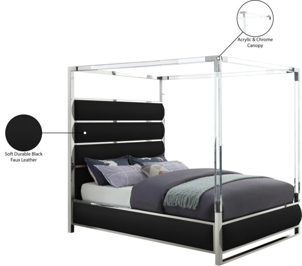 Encore Vegan Leather Upholstered Bed