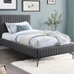 Gallo Vegan Leather Upholstered Twin Bed