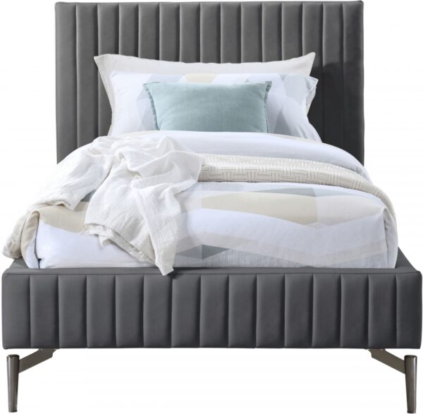 Gallo Vegan Leather Upholstered Twin Bed