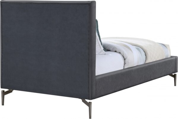 Gallo Vegan Leather Upholstered Twin Bed