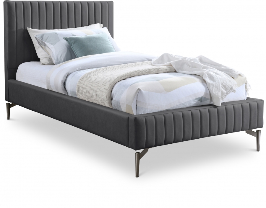 Gallo Vegan Leather Upholstered Bed