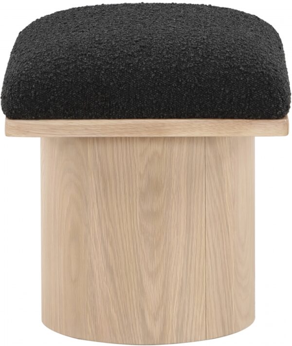 Pavilion Boucle Fabric Upholstered Stool