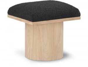 Pavilion Boucle Fabric Upholstered Stool