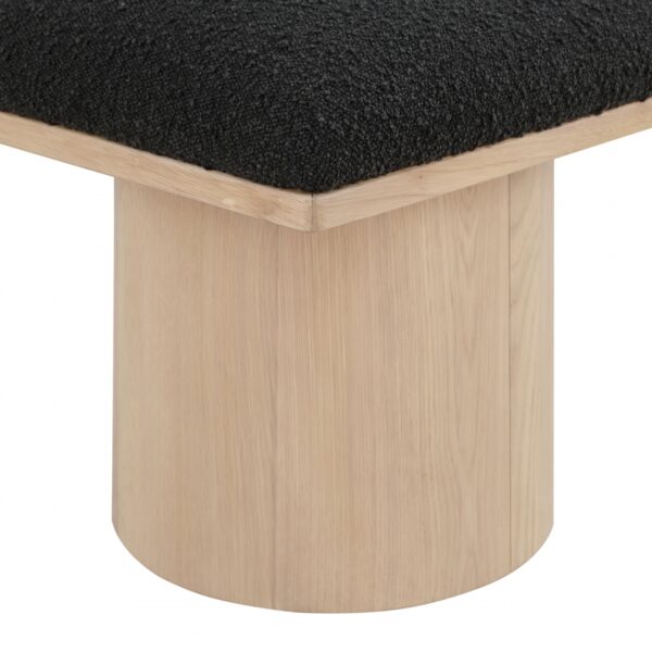 Pavilion Boucle Fabric Upholstered Stool