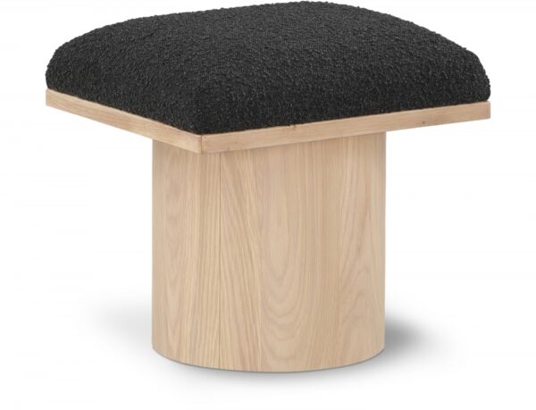 Pavilion Boucle Fabric Upholstered Stool