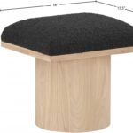 Pavilion Boucle Fabric Upholstered Stool