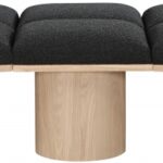 Pavilion Boucle Fabric Upholstered 10pc. Modular Bench