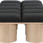 Pavilion Boucle Fabric Upholstered 10pc. Modular Bench