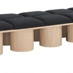Pavilion Boucle Fabric Upholstered 10pc. Modular Bench