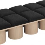 Pavilion Boucle Fabric Upholstered 10pc. Modular Bench