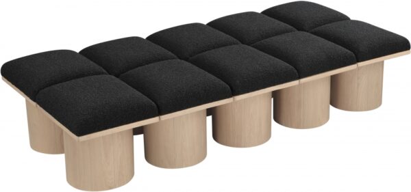 Pavilion Boucle Fabric Upholstered 10pc. Modular Bench