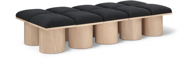 Pavilion Boucle Fabric Upholstered 10pc. Modular Bench