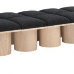 Pavilion Boucle Fabric Upholstered 10pc. Modular Bench
