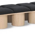 Pavilion Boucle Fabric Upholstered 12pc. Modular Bench