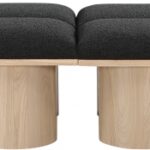 Pavilion Boucle Fabric Upholstered 12pc. Modular Bench