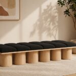 Pavilion Boucle Fabric Upholstered 12pc. Modular Bench