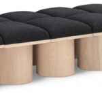 Pavilion Boucle Fabric Upholstered 12pc. Modular Bench