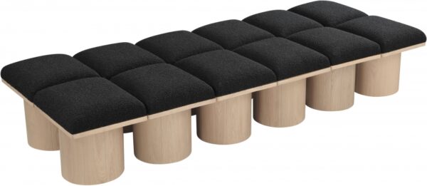Pavilion Boucle Fabric Upholstered 12pc. Modular Bench