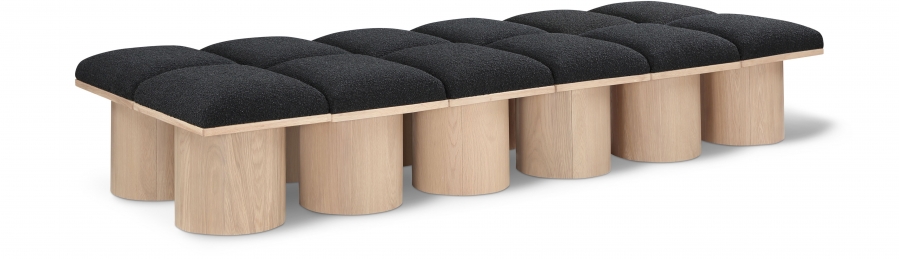 Pavilion Boucle Fabric Upholstered 12pc. Modular Bench
