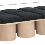 Pavilion Boucle Fabric Upholstered 12pc. Modular Bench