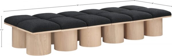 Pavilion Boucle Fabric Upholstered 12pc. Modular Bench
