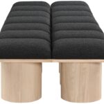 Pavilion Boucle Fabric Upholstered 14pc. Modular Bench
