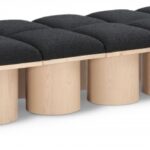 Pavilion Boucle Fabric Upholstered 14pc. Modular Bench