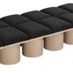 Pavilion Boucle Fabric Upholstered 14pc. Modular Bench