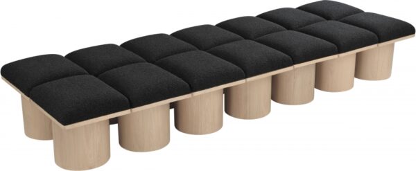 Pavilion Boucle Fabric Upholstered 14pc. Modular Bench