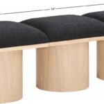 Pavilion Boucle Fabric Upholstered 3pc. Modular Bench