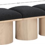 Pavilion Boucle Fabric Upholstered 3pc. Modular Bench