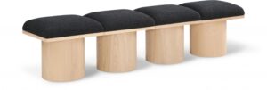Pavilion Boucle Fabric Upholstered 4pc. Modular Bench