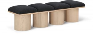 Pavilion Boucle Fabric Upholstered 4pc. Modular Bench