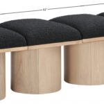 Pavilion Boucle Fabric Upholstered 4pc. Modular Bench