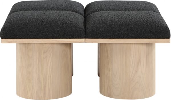 Pavilion Boucle Fabric Upholstered 4pc. Modular Bench