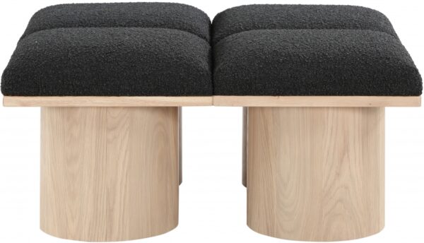 Pavilion Boucle Fabric Upholstered 4pc. Modular Bench